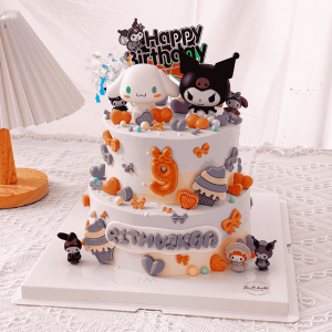 2 Tier - Cinnamoroll Kuromi 6" + 8"